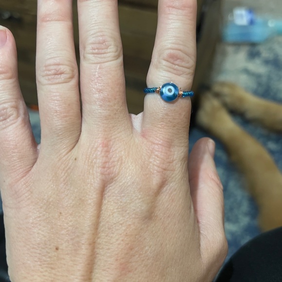 Evil Eye Colored Wired Rings, Eye of Protection - Picture 14 of 14